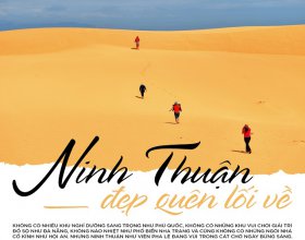 Du Lịch Ninh Thuận nổi tiếng với những triền cát vàng