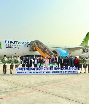 BAMBOO AIRWAYS CHÍNH THỨC KHAI TRƯƠNG ĐƯỜNG BAY THẲNG VIỆT - ĐỨC 